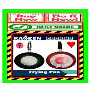 ✅🚨🆕🔴🌸S🌸A🌸L🌸E🌸⭐️🔴📢KAIZEN Infused FRY PAN Cookware PAN🟢💸BUY NOW💳💸🟢